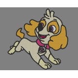 The Queen Skye Paw Patrol Embroidery Design